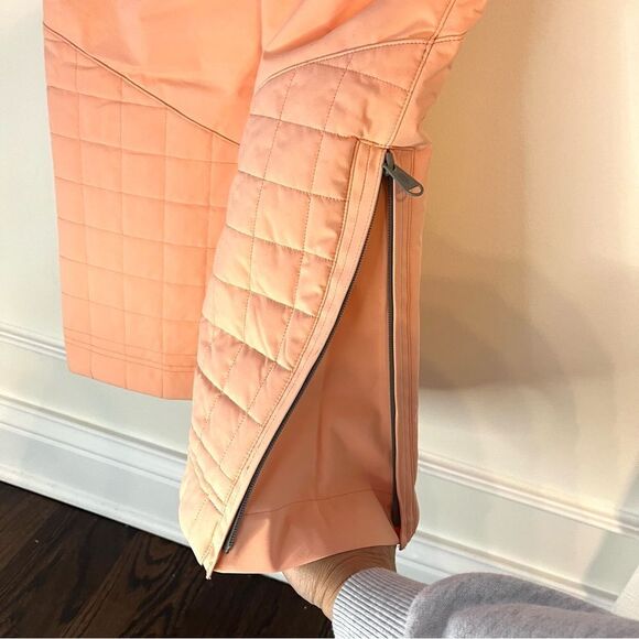 Free People All Prepped Ski Bib Waterproof Pants With Suspenders, Watermelon NEW - Picture 7 of 13